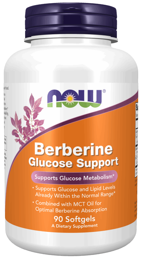NOW Foods Berberine Glucose Support Softgels