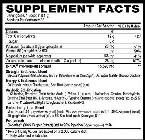 Betancourt Nutrition B-Nox (35 servings) - AdvantageSupplements.com