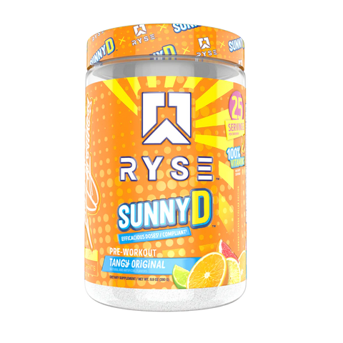 Ryse Up Supplements Sunny D Pre-Workout (25 Servings)