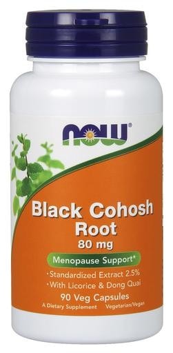 NOW Foods Black Cohosh Root 80mg 90 Veggie Caps