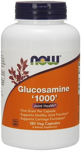 NOW Foods Glucosamine 1000mg 180 Veggie Caps