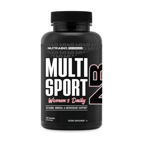 NutraBio Multisport for Women 120 Capsules