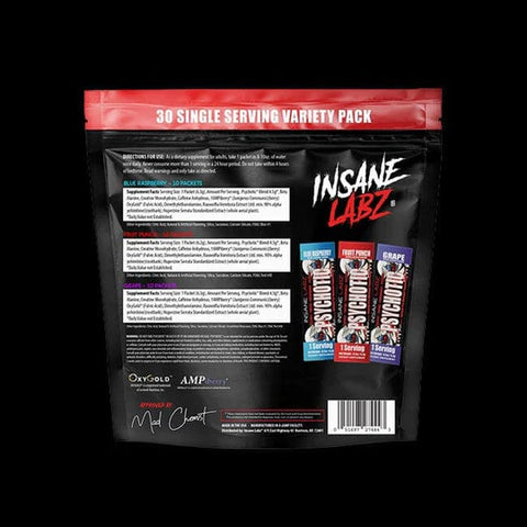 Insane Labs Psychotic Variety Pack (30 Servings)