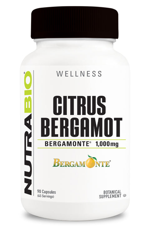 NutraBio Citrus Bergamot (1,000mg) 90 Vegetable Caps