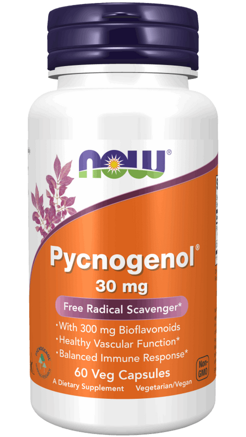 NOW Foods Pycnogenol 30mg 30 Veggie Caps