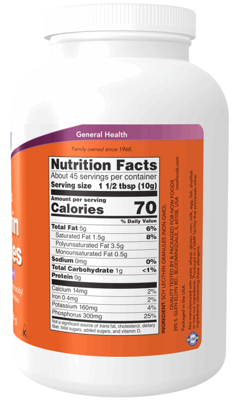 NOW Foods Lecithin Granules