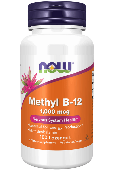 NOW Foods Methyl B-12 1,000 mcg Lozenges