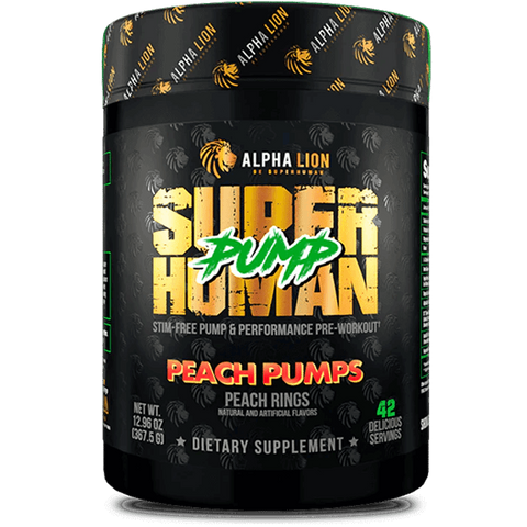 Alpha Lion SuperHuman Pump Stim-Free Pre Workout 42 servings