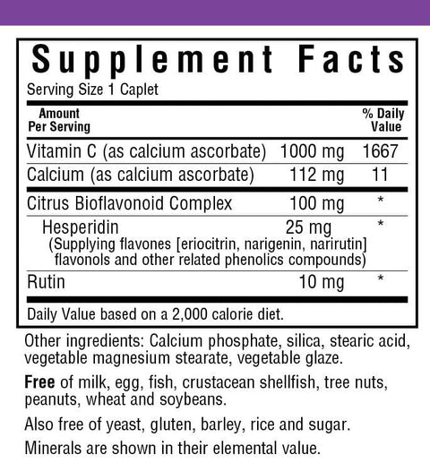 Bluebonnet Buffered Vitamin C 1000mg 90caps - AdvantageSupplements.com