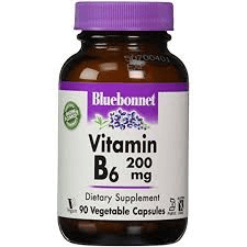 Bluebonnet Nutrition Vitamin B6 200mg 90vcaps