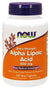 NOW Foods Alpha Lipoic Acid 600mg 120 Veggie Caps