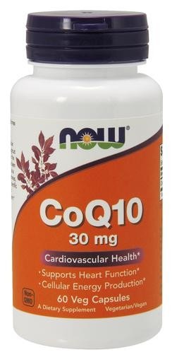 NOW Foods CoQ10 30mg 60 Veggie Caps