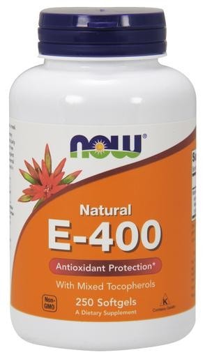NOW Foods Natural E-400 Antioxidant Protection 250softgels