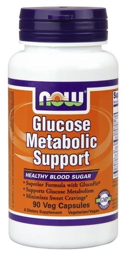 NOW Foods Glucose Metabolic Support 90 Veggie Caps