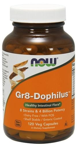 NOW Foods Gr8-Dophilus 120 Veggie Caps
