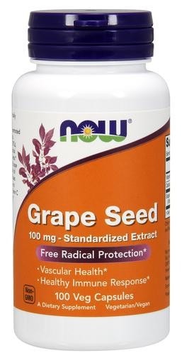 NOW Foods Grape Seed 100mg 100 Vcaps