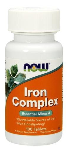 NOW Foods Iron Complex 100tabs