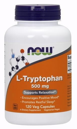 NOW Foods L-Tryptophan 500mg 120 Veggie Caps