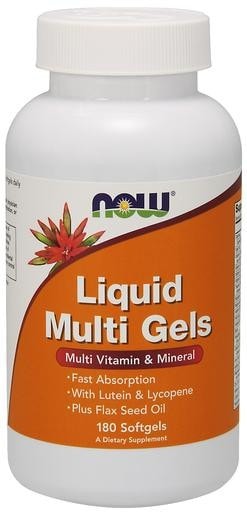 NOW Foods Liquid Multi Gels 180softgels