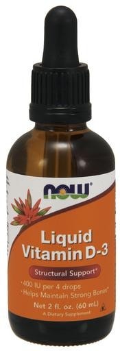 NOW Foods Liquid Vitamin D-3 2 fl. oz.