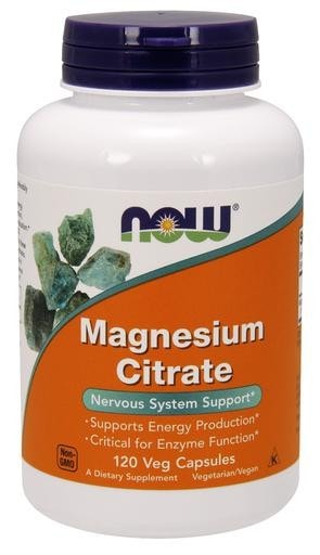 NOW Foods Magnesium Citrate 120 Veggie Caps