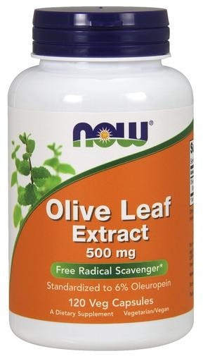 NOW Foods Olive Leaf Extract 500mg 120 Veggie Caps