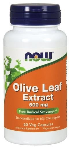 NOW Foods Olive Leaf Extract 500mg 60 Veggie Caps