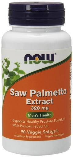 NOW Foods Saw Palmetto Extract (with Pumpkin Seed Oil) 320mg 90softgels - AdvantageSupplements.com