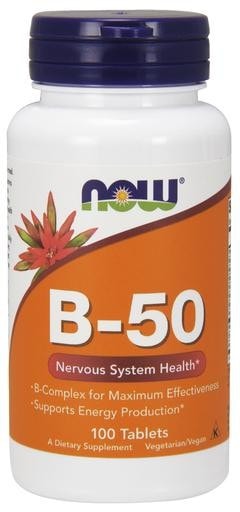 NOW Foods Vitamin B-50 100tabs