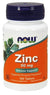 NOW Foods Zinc (Gluconate) 50mg 100tabs